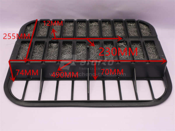 Картридж пылеуловителя HOWO (нижний часть) пластмассовый