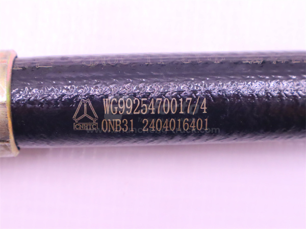 Шланг ГУР на насос HOWO TX  L = 60см (оригинал)