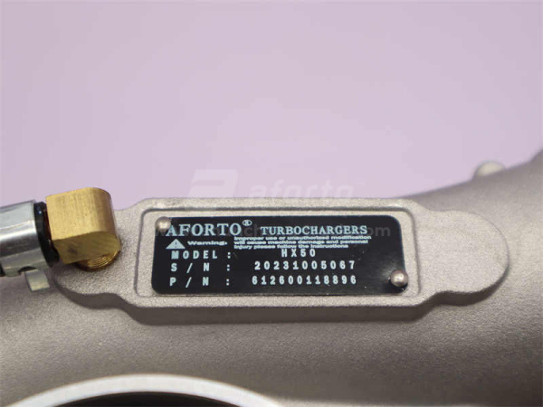 Турбокомпрессор 8896 WD615 290 л.с. SHAANXI Фланец  AFORTO