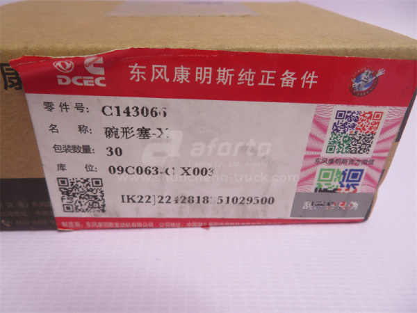 Заглушка блока двигателя (ф-29) 6BT