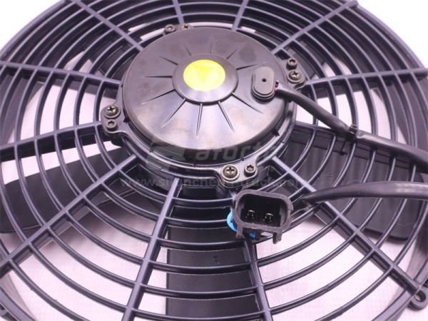 Крыльчатка вентилятора с электродвигатель в сборе на системы охлаждения барабана миксера D=330