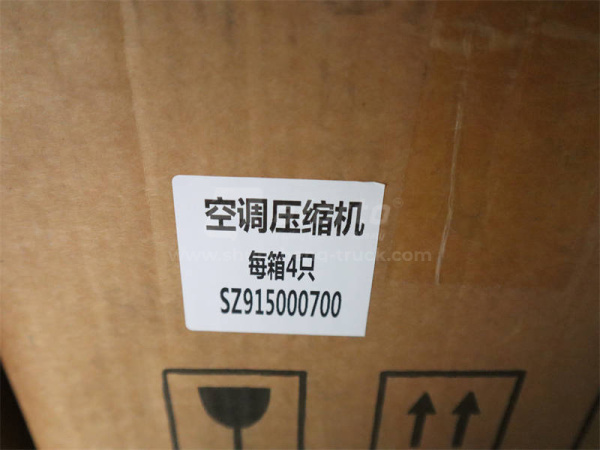 Компрессор кондиционера SHAANXI F3000 под (1 проточка) R134A (хорошее качество)