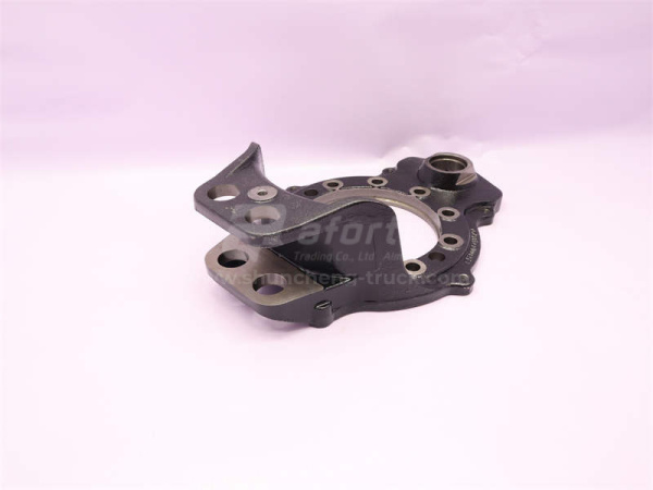 Кронштейн тормозных колодок SHAANXI F2000/L3000 задних мостов (оригинал)