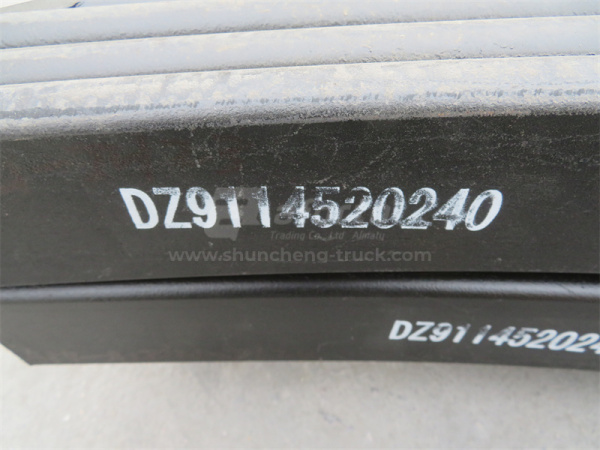 Рессора SHAANXI F2000/M3000/X3000/X5000 задняя толщина 25mm 12 листов