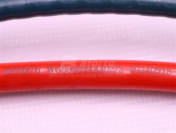 Трос переключения передач КПП HOWO TX/C7H 3.3m красный