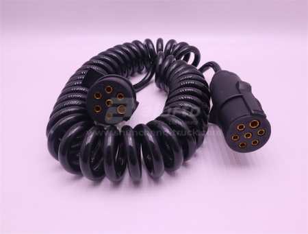 Кабель электрический на прицеп 7 полюсов (7,5 метров)