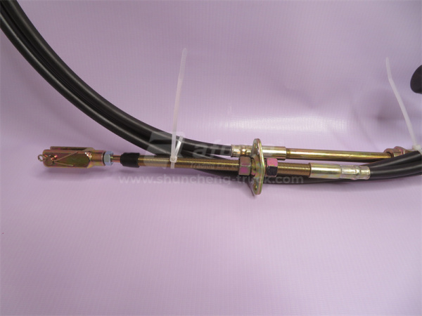 Трос управления выгрузки  бочки бетономешалки HOWO 5.5M