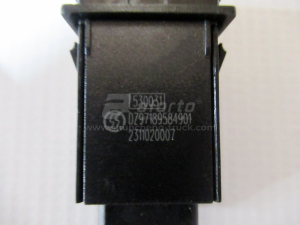 Переключатель щитковый SHAANXI X5000/H3000S электрический рожок 3A (оригинал)