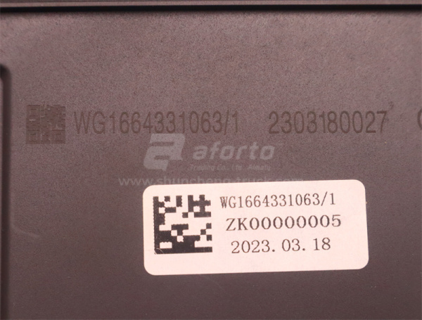 Блок управления HOWO A7 центрального замка и стеклоподъемников L