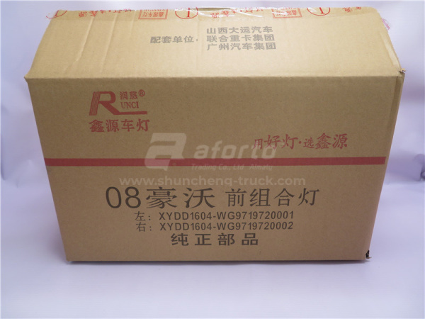 Фара HOWO 2008 левая XINYUAN