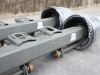 Ось прицепа FUWA 13T в сборе с барабанами толщ 11mm