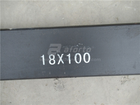 Лист рессоры HOWO 70T 18 мм передней № 5 - 18мм ширина 100мм