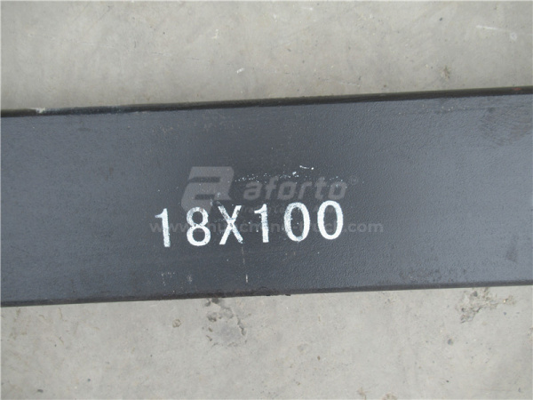 Лист рессоры HOWO 70T 18 мм передней № 5 - 18мм ширина 100мм