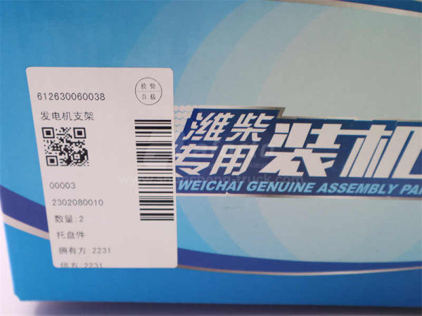 Кронштейн генератора WP12 0038 (оригинал)