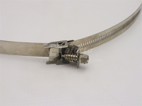 Хомут гофры воздухозаборника HOWO TX380/TX400/TX440/C7H (оригинал)