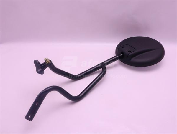 Зеркало SHAANXI F3000 нижнего вида (малое круглое) с кронштейном (оригинал)