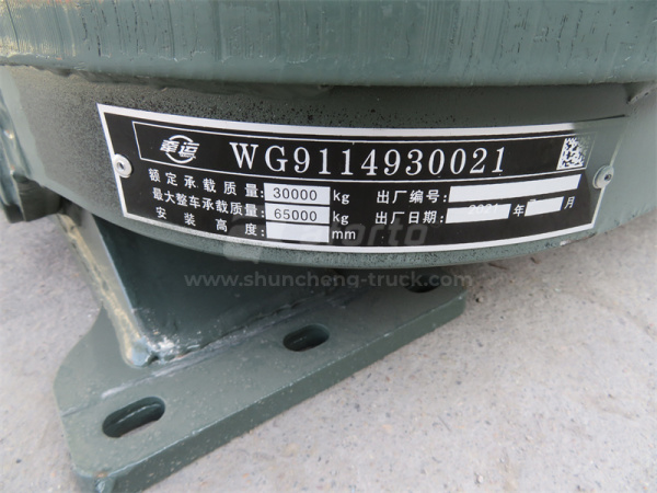 Седло прицепа AZ90 Толстый металл толщина 25mm 3 отверстия 200mm