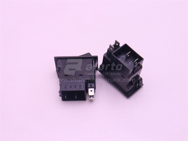 Переключатель щитковый HOWO 2013 блокировки дифференциала межосевого