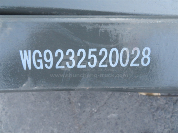 Лист рессоры SHAANXI задней № 1- 25мм длина 1700мм цетра отверсти 17мм