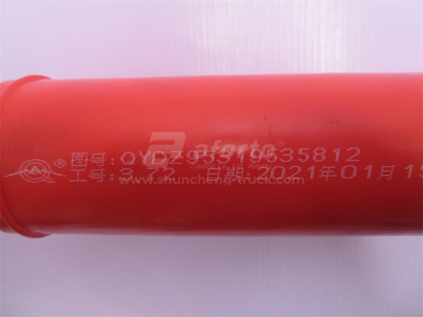 Патрубок радиатора SHAANXI F3000/WP12 верхний QINYAN