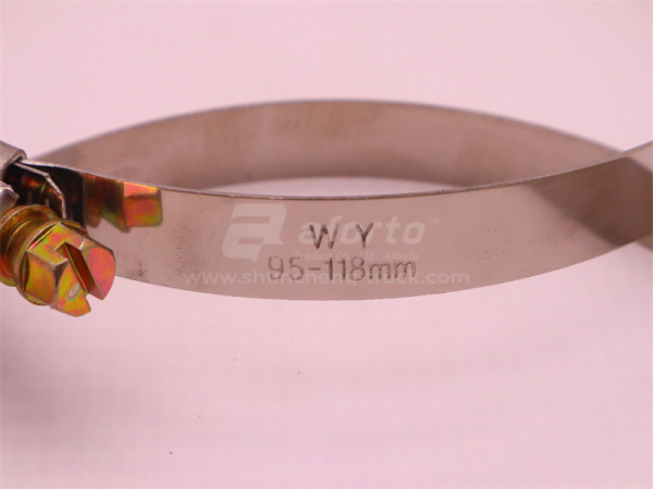 Хомут ленточный широкий WEICHAI WP12/WP10/WP13 (оригинал)