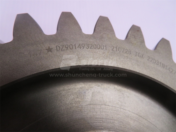 Шестерня ведомая SHAANXI TGX среднего моста Z = 32 (оригинал)