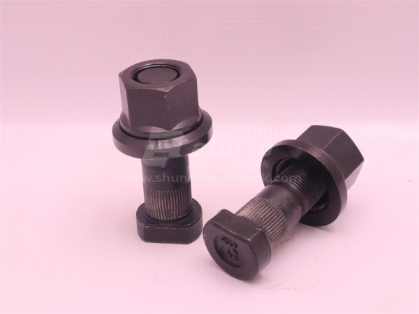 Шпилька колеса 22*80*1.5 SHAANXI/NORD BENZ переднего с насечкой