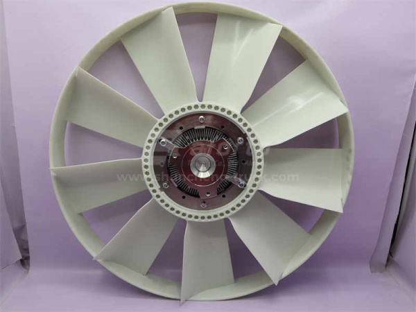 Гидромуфта вентилятора D12 в сборе с вентилятора (оригинал)