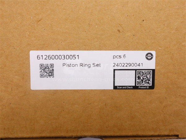 Кольца поршневые WD615/WD618 Euro II (оригинал)