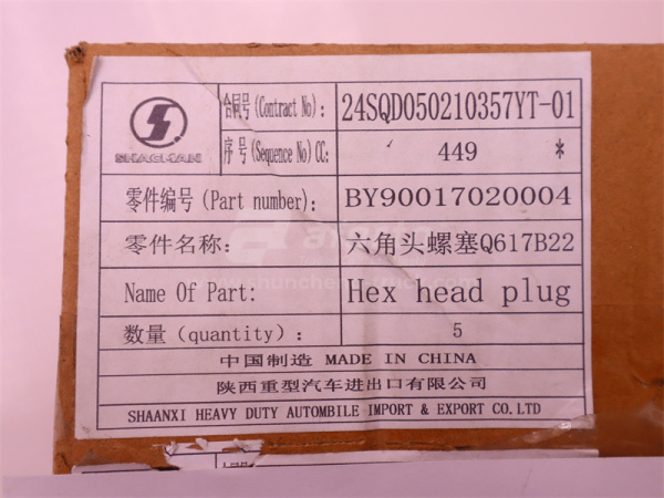 Пробка 22*1.5 резьбовая фланец помпы WP10.340E22 (оригинал)