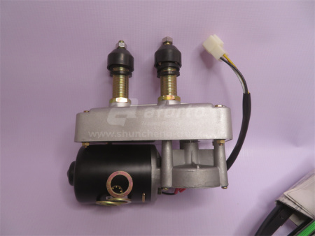 Электродвигатель стеклоочистителя в сборе XCMG LW500K D2530-6TP +механизм+рычаг стеклоочистителя (ор