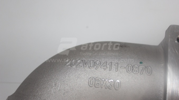 Трубка интеркулера MAN MC11/MC13  заднего алюминиевый