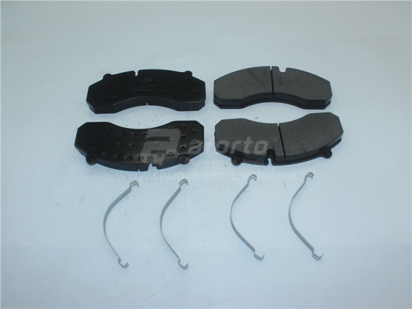 Накладка колодки тормозной HOWO 2009 передняя (дисковый тормоз) AFORTO