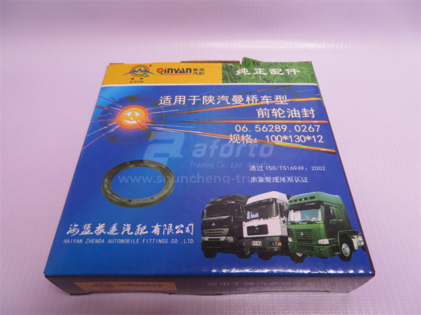 Сальник ступицы передней SHAANXI F2000 100*130*12 QINYAN