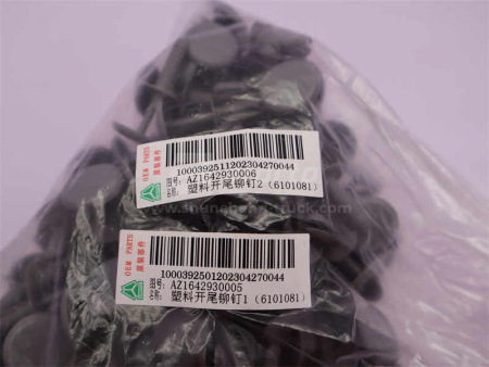 Заклепка обшивки двери HOWO кт(6*20+3*18) (оригинал)