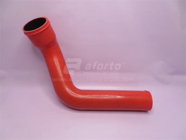 Патрубок радиатора SHAANXI F3000/WP12 верхний QINYAN