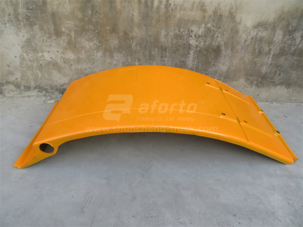 Брызговик SHAANXI F2000 переднего колеса желтый правый