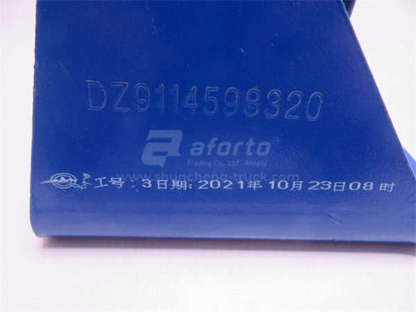 Подушка двигателя SHAANXI F3000 WP10 4*2/6*4 (самосвал) задняя левая QINYAN