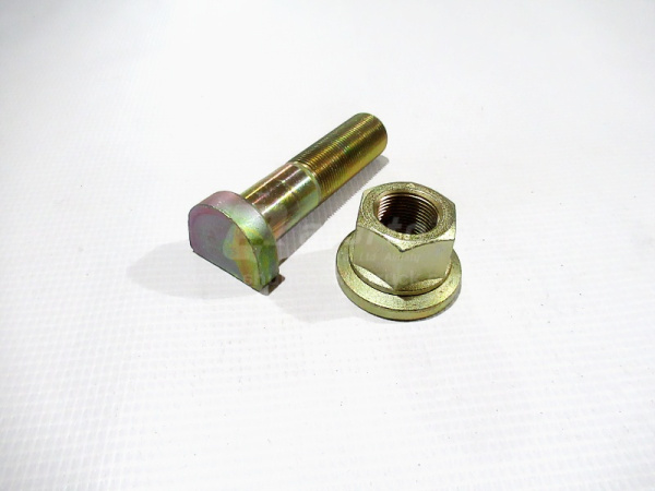Шпилька колеса M22*89*1.5 SHAANXI X3000/X6000 переднего с гайкой (оригинал)