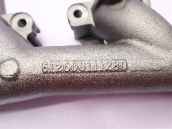 Коллектор выпускной WEICHAI WD615 Euro II задний 1280 (оригинал)