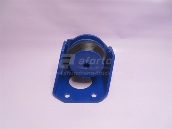 Подушка двигателя SHAANXI F3000 WP10 4*2/6*4 (самосвал) задняя левая QINYAN