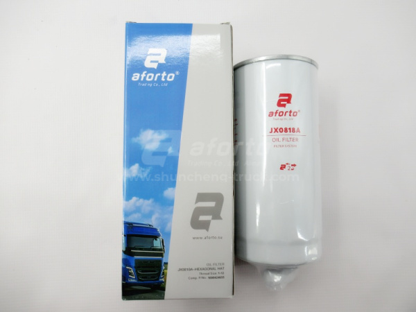 Фильтр масляный JX0818A с гайкой AFORTO