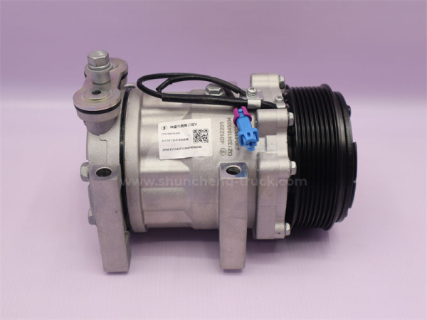 Компрессор кондиционера SHAANXI H3000S/X5000/X3000 8PK (оригинал)