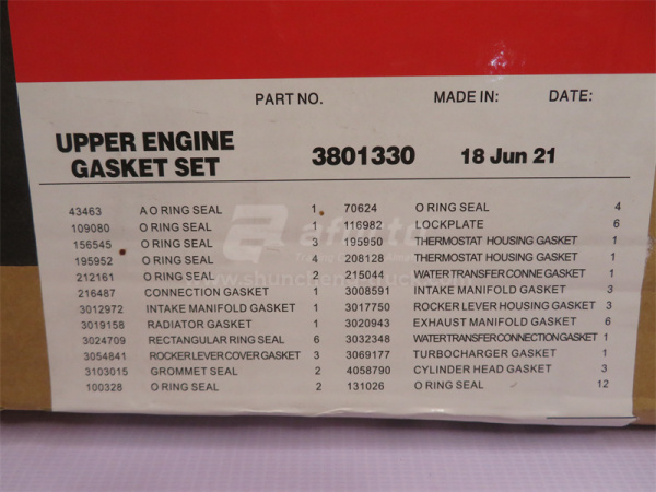 Ремкомплект двигателя NT855-C280 верхний+нижний