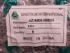 Рамка крепления номера  SINOTRUK TX (оригинал)