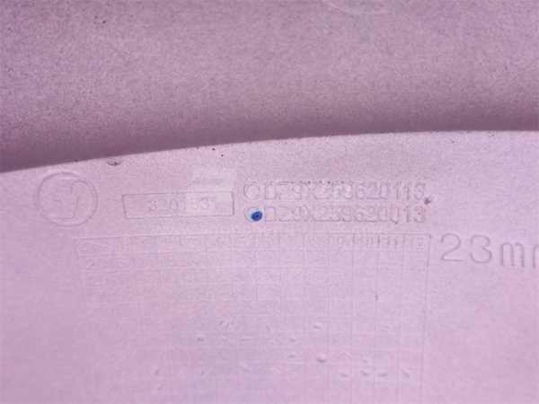 Молдинг бампера SHAANXI X6000 правая (оригинал)