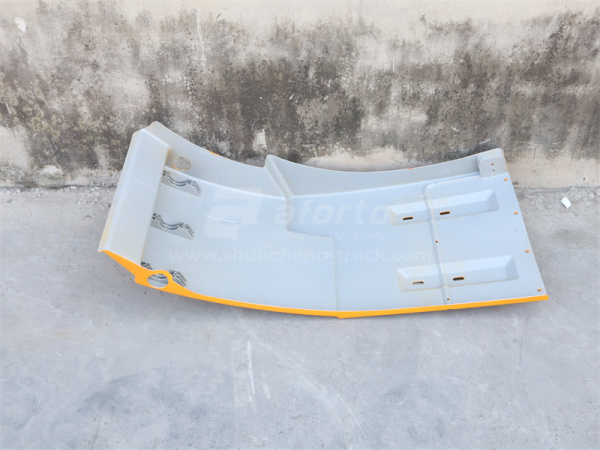 Брызговик SHAANXI F3000 переднего колеса желтый левый