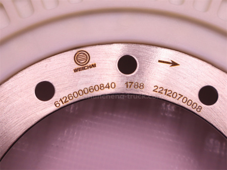 Крыльчатка вентилятора радиатора HOWO 10 лопастей D = 620 (оригинал)