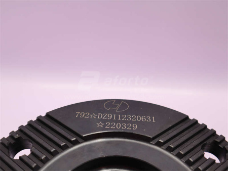 Фланец моста SHAANXI 180/90/28/4 (диаметр /высота/шлицы /отверстия) (оригинал)