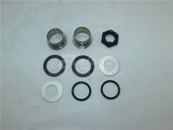 Ремкомплект кронштейн сошки рулевых тяг второго моста SHAANXI 8*4